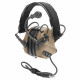 Активные защитные наушники Earmor M32 (CB) Coyote Brown с гарнитурой