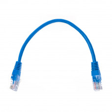 Патч-корд сетевой E-NET UTP, RJ-45, CAT.5/CAT.6, 0.3m