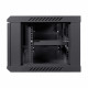 Коммутационный шкаф NVC-6U/600x450x350 Black