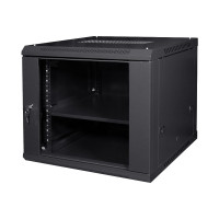 Коммутационный шкаф NVC-9U/600x600x500 Black