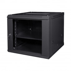 Коммутационный шкаф NVC-9U/600x600x500 Black