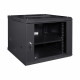 Коммутационный шкаф NVC-9U/600x600x500 Black