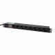 Блок розеток Trinix TRX-PDU/8M-16А Black для коммутационного шкафа 19" на 8 розеток, с выключателем