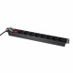 Блок розеток Trinix TRX-PDU/8M-16А Black для коммутационного шкафа 19" на 8 розеток, с выключателем