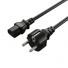 Кабель живлення Trinix C13-EU plug євророзетка 1.8м