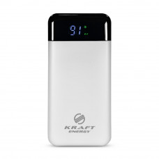 Повербанк 20000mAh Power Bank Kraft KPB-2120FCL White 22.5W QC3.0 LED-фонарь