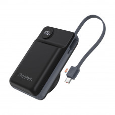 Повербанк 20000mAh Choetech B696 Black QC3.0 PD3.0 бездротова зарядка смартфонів та Apple Watch