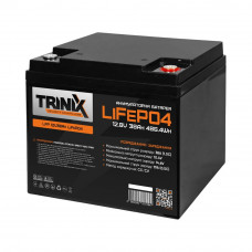 Акумуляторна батарея літій-залізо-фосфатна 12В 38А*год Trinix 12V38Ah LiFePO4