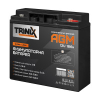 Trinix 12V18Ah/20Hr AGM Аккумуляторная батарея 12В 18Аг свинцово-кислотная