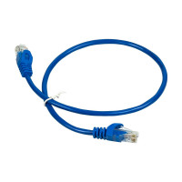 Патч-корд мережевий Trinix UTP, RJ-45, CAT.5 0.3m Blue