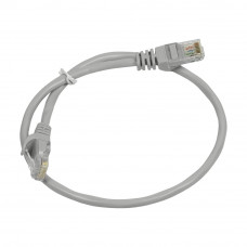 Патч-корд мережевий Trinix UTP, RJ-45, CAT.5 0.5m Gray