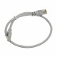 Патч-корд сетевой Trinix UTP, RJ-45, CAT.5 1m Gray