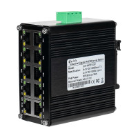 PoE-комутатор 10-портовий E-LINK LNK-IMC010GP з 8 портами PoE