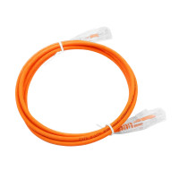 Патч-корд мережевий UTP / RJ45 / CAT6 / 0.5m / Orange / CU Dtech DT-CAT6eO / 0005