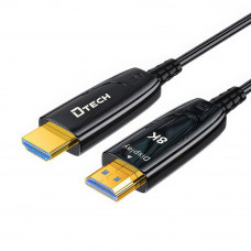 Кабель оптичний HDMI 2.1 10m Dtech DT-HOF8010