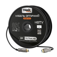 Кабель HDMI V2.1 оптичний 60м Trinix (AOC-HDMI8k-60m)