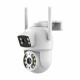 IP PTZ-відеокамера з WiFi 3Mp+3Mp Light Vision VLC-9130WI/2C (Tuya) f=3.6mm+3.6mm, ІЧ+LED-підсвічування, з мікрофоном