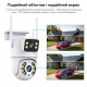 IP PTZ-відеокамера з WiFi 3Mp+3Mp Light Vision VLC-9130WI/2C (Tuya) f=3.6mm+3.6mm, ІЧ+LED-підсвічування, з мікрофоном