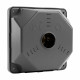 Монтажна коробка Light Vision VLC-02BX, пластик, 130*130*50 мм, графітова