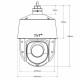 IP PTZ-видеокамера 8Mp TVT TD-8483IS2N(PE/25M/AR15) f=4.8-120mm 25x