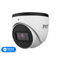 IP-відеокамера 5Mp TVT TD-9554S4 (D/PE/AR2) White f=2.8mm з мікрофоном