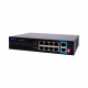 PoE-коммутатор 10-портовый TVT TD-B2208S1-PGU с 8 портами PoE