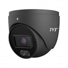 IP-видеокамера 4MP TVT TD-9544S4L-C(D/PE/AW1) Black f=2.8mm, ИК+LED-подсветка, с микрофоном