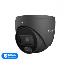 IP-відеокамера 6Mp TVT TD-9564S4-C (D/PE/AW2) Black f=2.8mm, ІЧ+LED-підсвічування, з мікрофоном