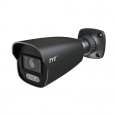 IP-видеокамера 6Mp TVT TD-9462E4(D/PE/AW3) Black f=2.8mm, ИК+LED-подсветка, с микрофоном