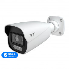 IP-видеокамера 8Mp TVT TD-9482S4-C(D/PE/AW3) White f=2.8mm, ИК+LED-подсветка, с микрофоном