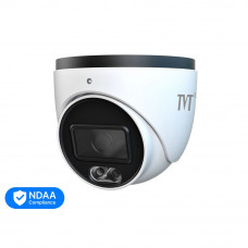 IP-відеокамера 8Mp TVT TD-9584S4-C(D/PE/AW2) White f=2.8mm, ІЧ+LED-підсвічування, з мікрофоном