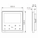 IP-відеодомофон з WiFi 4.3" TVT TE-VH1104S1-PTW