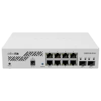 Коммутатор 8 портов управляемый MikroTik CSS610-8G-2S+IN