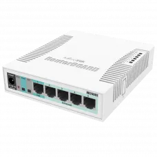 Коммутатор 5 портов управляемый MikroTik RB260GS (CSS106-5G-1S)