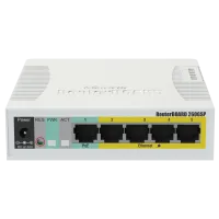 Коммутатор 5 портов управляемый MikroTik RB260GSP (CSS106-1G-4P-1S) PoE