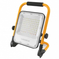 LED прожектор акумуляторний 50W 5000K 220V VIDEX PREMIUMVL-F2A-505