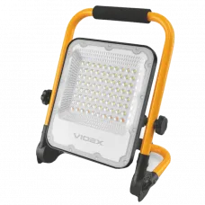 LED прожектор акумуляторний 50W 5000K 220V VIDEX PREMIUMVL-F2A-505