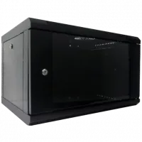 Шафа комутаційна настінна 6U 600x500 Hypernet WMNC-500-6U-FLAT-BLACK