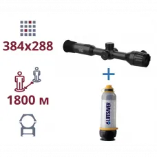 Акція тепловізор та портативний очісник води AGM Adder TS35-384 + LifeSaver Bottle