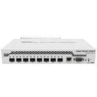 Коммутатор 8 портов управляемый MikroTik CRS309-1G-8S+IN 10G SFP+