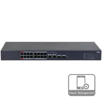 Коммутатор 16 портов управляемый Dahua DH-CS4218-16ET-190 PoE