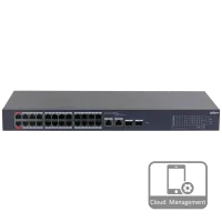 Комутатор 24 порти керований Dahua DH-CS4226-24ET-240 PoE