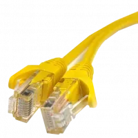 Патч-корд желтый 0.5м UTP CAT5e