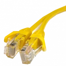 Патч-корд желтый 0.5м UTP CAT5e