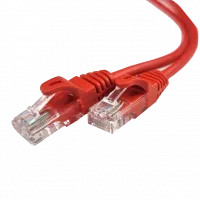 Патч-корд красный 0.5м UTP CAT5e