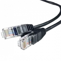 Патч-корд черный 0.5м UTP CAT5e