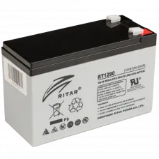 Акумуляторна батарея Ritar RT1290 12V 9Ah grey