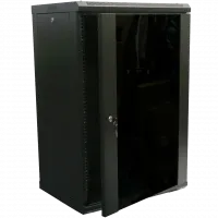 Шафа коммутаційна настінна розбірна Hypernet WMNC-15U-FLAT- BLACK15U 600x450