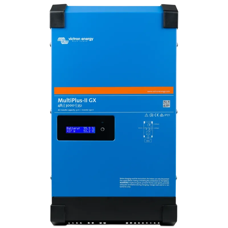Інвертор Victron Energy MultiPlus-II GX 48/3000/35-32 однофазный чистая синусоида