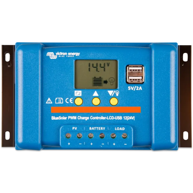 Контролер заряду Victron Energy BlueSolar PWM-LCD&USB 12/24V-30A (30A, 12/24В)